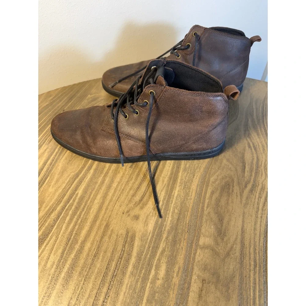 Creative Recreation Kaplan Mid Boots Mens 10.5 Chocolate Brown Leather Chukka